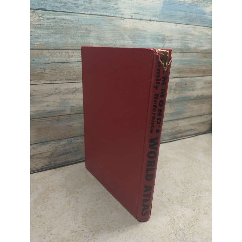 Hammond's Family Reference WORLD‎ ATLAS 1962 hardcover